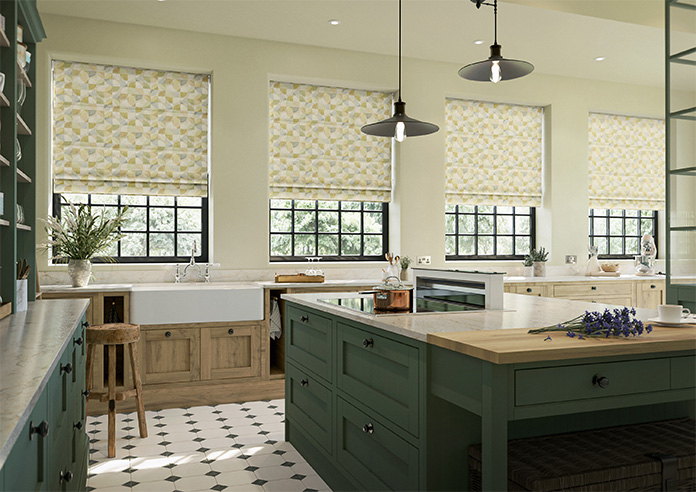 Mosaic Tile, Zest - Twist&Fit Roman Blind - Image 6
